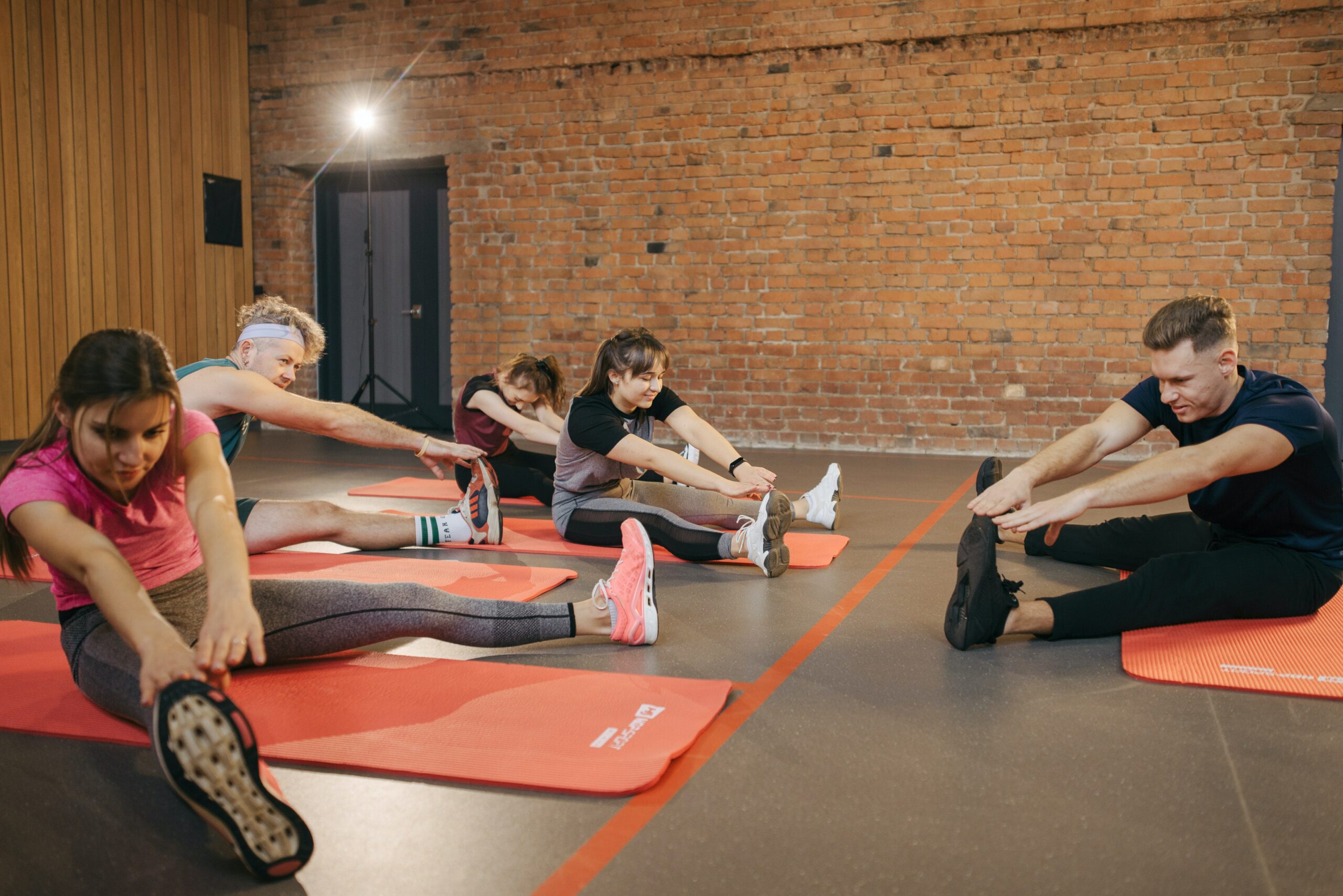 Fitness Group Stretching Class